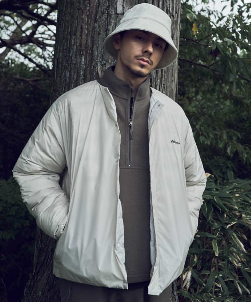 『一部WEB限定カラー/サイズ』『別注』NANGA×DOORS　インナーダウン KHAKI ナンガ ECRU MOCHA