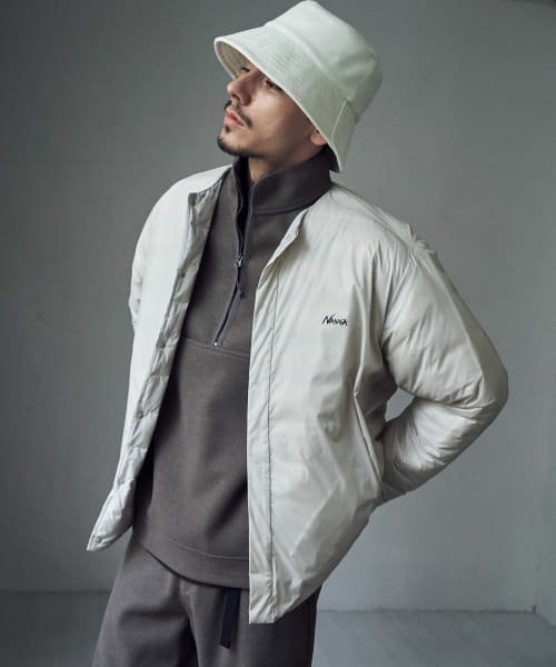 『一部WEB限定カラー/サイズ』『別注』NANGA×DOORS　インナーダウン KHAKI ナンガ ECRU MOCHA