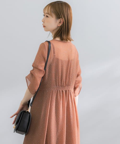 kaene　ラメドビータックスリーブドレス この商品は