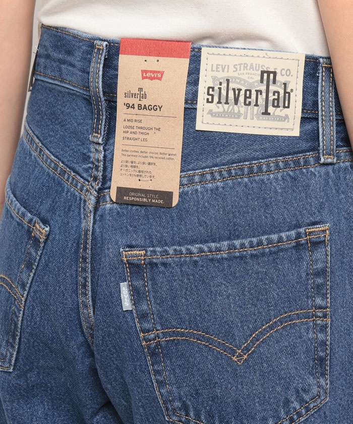 セール】94 BAGGY SILVERTAB Z5787 MEDIUM INDIGO STONEWASH(505452302 