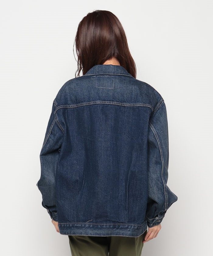 LEVI'S(R) MADE&CRAFTED(R) タック TYPE II トラッカージャケット DARK RUSH MOJ ダークインディゴ  STONEWAS