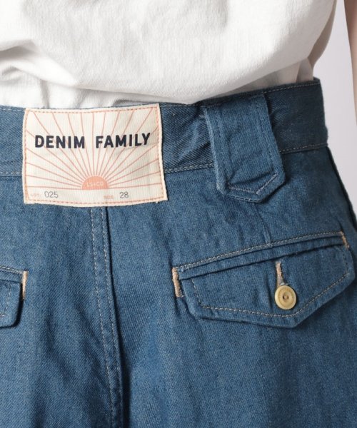 LEVI’S OUTLET(リーバイスアウトレット)/【セットアップ対LEVI'S(R) MADE&CRAFTED(R) DENIM FAMILY プリーツ キュロット SPRING ブルー インディゴ RINSE/img04