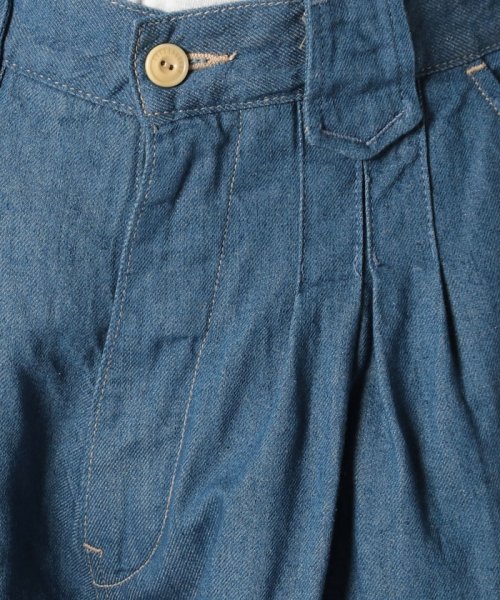 LEVI’S OUTLET(リーバイスアウトレット)/【セットアップ対LEVI'S(R) MADE&CRAFTED(R) DENIM FAMILY プリーツ キュロット SPRING ブルー インディゴ RINSE/img05