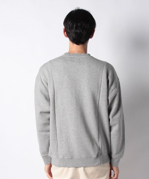 LEVI’S OUTLET(リーバイスアウトレット)/クルーネック 切替スウェットシャツ グレー GREY HEATHER/img02