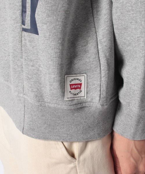 LEVI’S OUTLET(リーバイスアウトレット)/クルーネック 切替スウェットシャツ グレー GREY HEATHER/img04