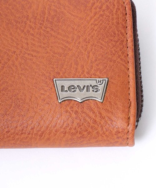 marukawa shonan(marukawa shonan)/【Levi's/リーバイス】財布 メタル レザー 小銭入れ コインケース さいふ サイフ 合成皮革 ラウンドファスナー コンパクト シンプル/img07