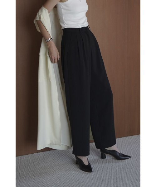 CLANE(クラネ)/BASIC TUCK PANTS/img03