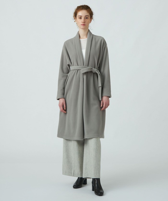 アーペーセー　ノーカラーコート　オリーブ　サイズ36 A.P.C - 値下げ！アーペーセー ノーカラーコート オリーブ