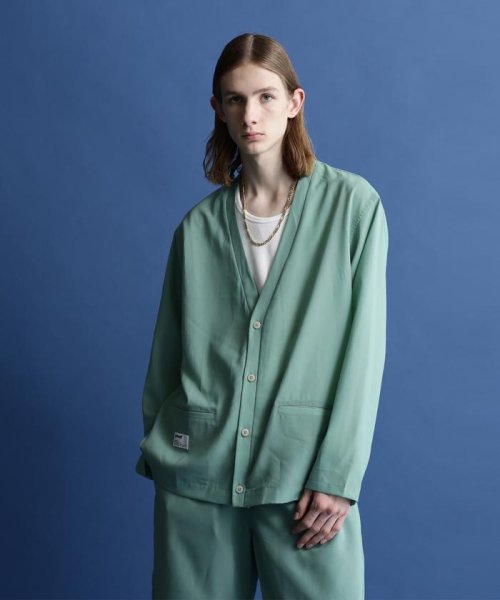 Schott(ショット)/SLUB CHIFFON CARDIGAN/スラブシフォン カーディガン/img31