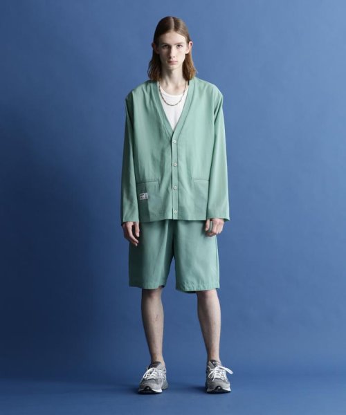 Schott(ショット)/SLUB CHIFFON CARDIGAN/スラブシフォン カーディガン/img32