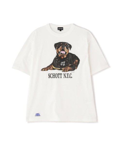 Schott(ショット)/T－SHIRT ROTTWEILER/ロットワイラー Tシャツ/img12