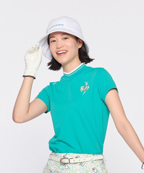 le coq sportif GOLF (ルコックスポルティフ（ゴルフ）)/サンスクリーン リブ襟半袖シャツ【アウトレット】/img01