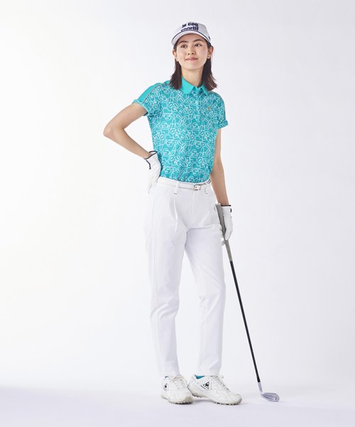 le coq sportif GOLF (ルコックスポルティフ（ゴルフ）)/サンスクリーン 襟付きロゴ柄半袖シャツ【アウトレット】/img04