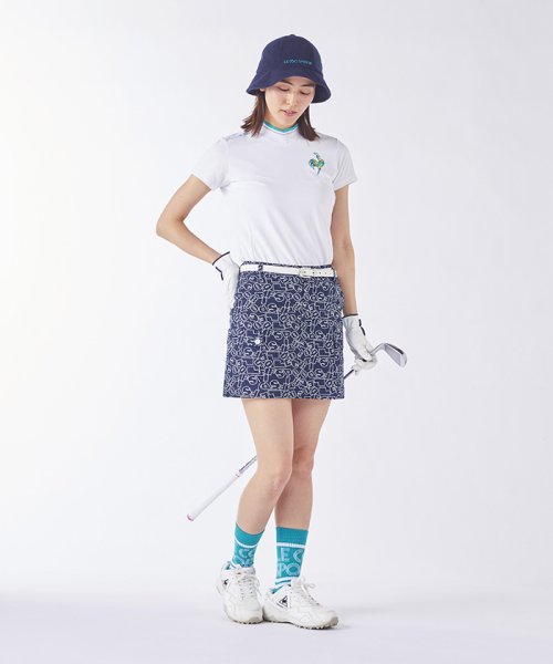 le coq sportif GOLF (ルコックスポルティフ（ゴルフ）)/サンスクリーン ロゴ柄カーゴスカート【アウトレット】/img09