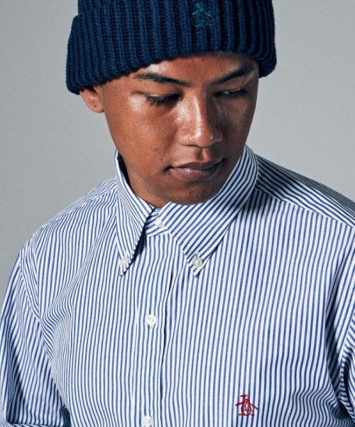 Penguin by Munsingwear(ペンギン　バイ　マンシングウェア)/BROAD CLOTH STRIPE B.D SHIRT / ブロードクロスストライプボタンダウンシャツ【アウトレット】/img03