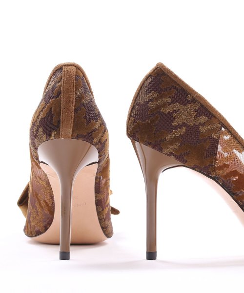 リボンモチーフチュールパンプス リボンモチーフチュールパンプス リボンモチーフチュールパンプス A1651721455 (12540円)