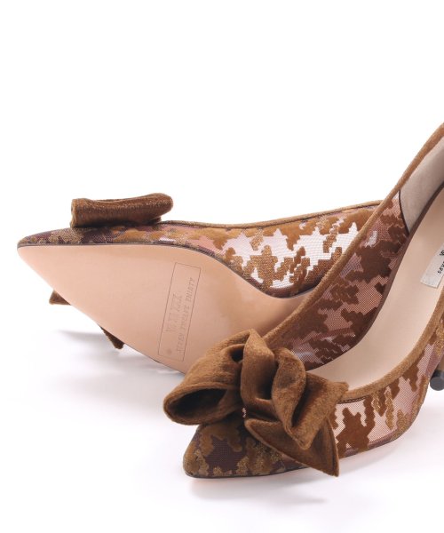 リボンモチーフチュールパンプス リボンモチーフチュールパンプス リボンモチーフチュールパンプス A1651721455 (12540円)