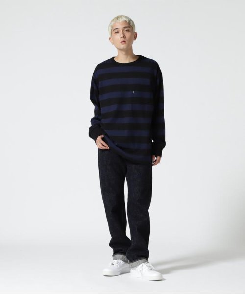 Schott(ショット)/WIDE BORDER POCKET T－SHIRT/ワイドボーダー ポケットTシャツ/img16