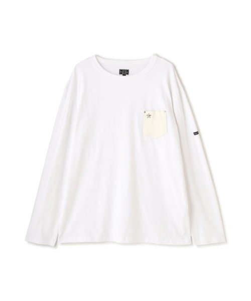 Schott(ショット)/ LETHER POKET LS TEE/レザーポケット ロングスリーブ Tシャツ/img12