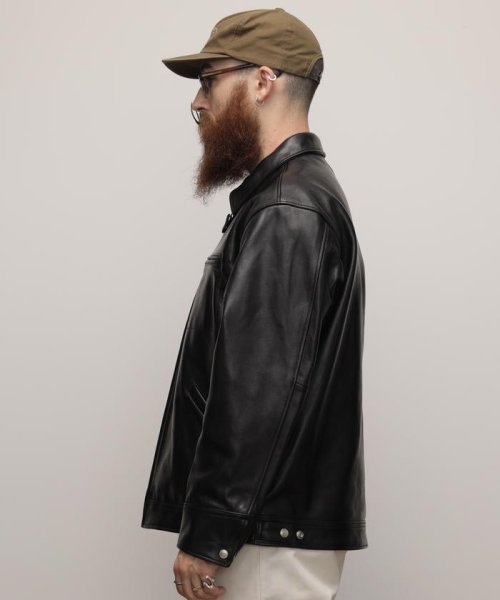 Schott(ショット)/LEATHER TRACKER JACKET/レザートラッカージャケット/img02