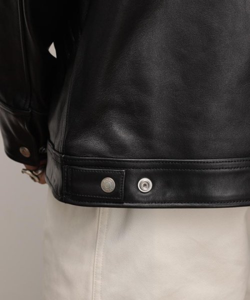 Schott(ショット)/LEATHER TRACKER JACKET/レザートラッカージャケット/img09