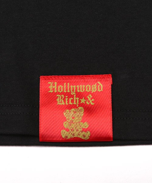 LUXSTYLE(ラグスタイル)/Hollywood rich.&(ハリウッドリッチ)ハート刺繍発泡プリント半袖Tシャツ/Tシャツ メンズ 半袖 刺繍 ハート 発泡プリント ロゴ/img17