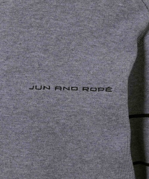 JUN and ROPE(ジュン＆ロペ)/ライン使いウォッシャブル長袖セーター/img10