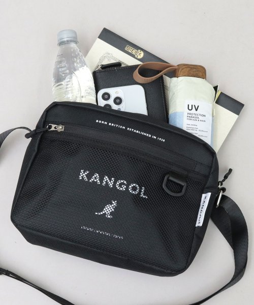 KANGOL(KANGOL)/KANGOL カンゴール 横型 ミニショルダーバッグ ミニバッグ シンプル タウンユース 旅行 アウトドア/img05
