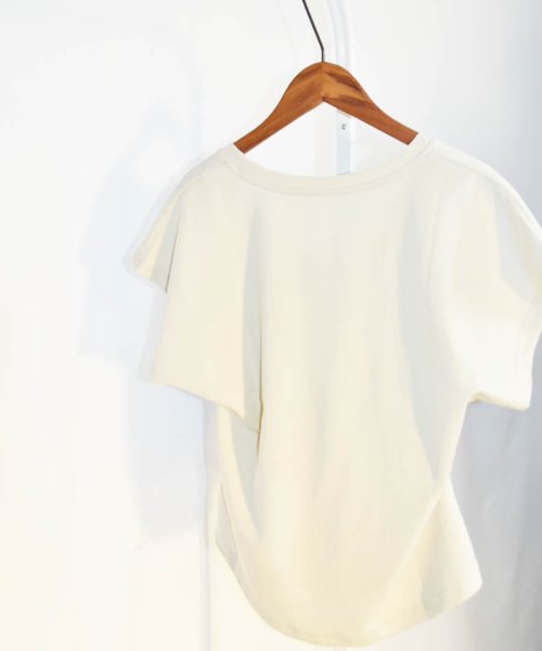 ARGO TOKYO(アルゴトウキョウ)/U－neck Cotton Box T－shirt　24076　UネックコットンボックスTシャツ　Tシャツ　コットンT　半袖　トップス　Uネック/img34