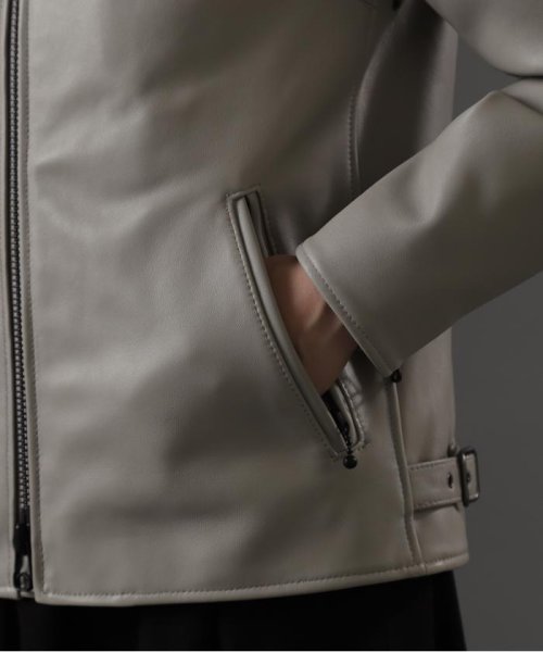 COMFORTABLE SINGLE RIDERS JACKET/コンフォータブル シングルライダースジャケット 