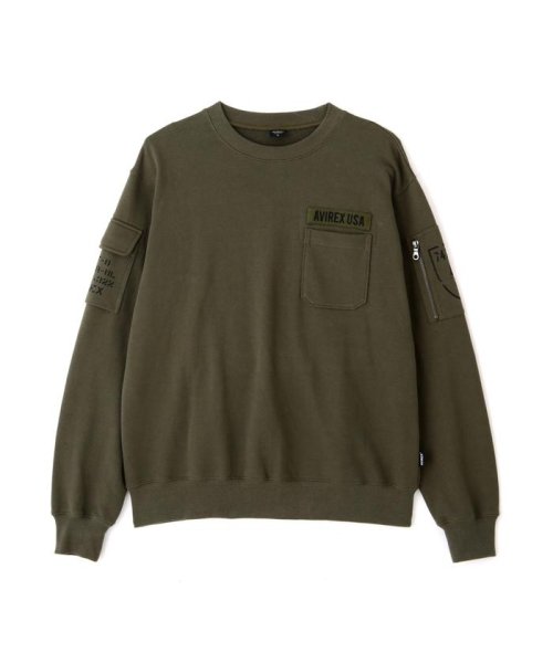 AVIREX(AVIREX)/FATIGUE CREWNECK SWEAT / ファティーグ クルーネック スウェット / AVIREX / アヴィレックス/img20