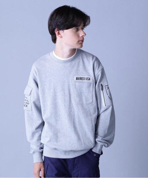 AVIREX(AVIREX)/FATIGUE CREWNECK SWEAT / ファティーグ クルーネック スウェット / AVIREX / アヴィレックス/img23