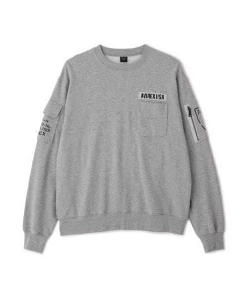 AVIREX(AVIREX)/FATIGUE CREWNECK SWEAT / ファティーグ クルーネック スウェット / AVIREX / アヴィレックス/img25