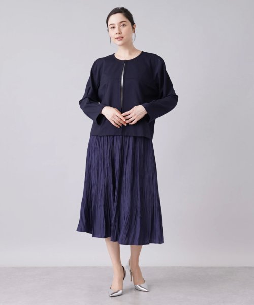 ノーカラージャケット 