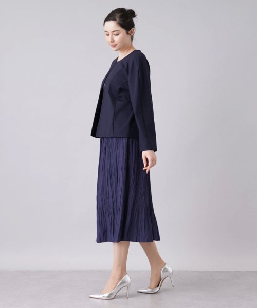 ノーカラージャケット 