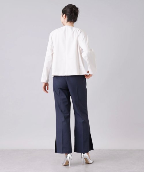 ノーカラージャケット 