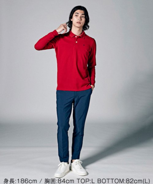 Munsingwear(マンシングウェア)/【永山瑛太/本田圭佑着用】10YEARS POLO SHIRTS (10年ポロシャツ) 長袖/img12