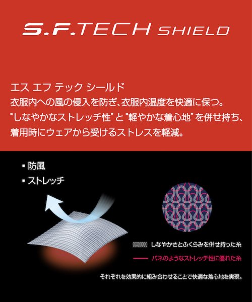 MOVESPORT(ムーブスポーツ)/S.F.TECH SHIELD ソフトウォーム フルジップフーディー/img04