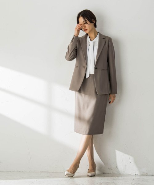 セール】ツムギートストレッチジャケット≪セットアップ/洗える  