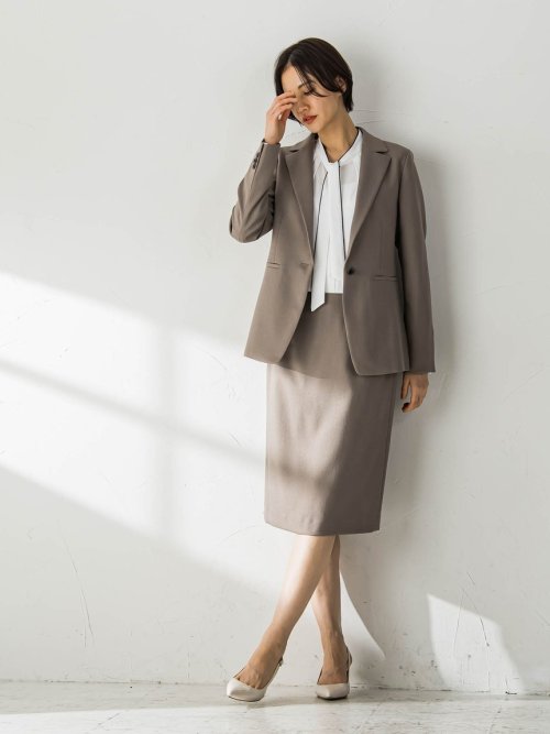 セール】ツムギートストレッチジャケット≪セットアップ/洗える  