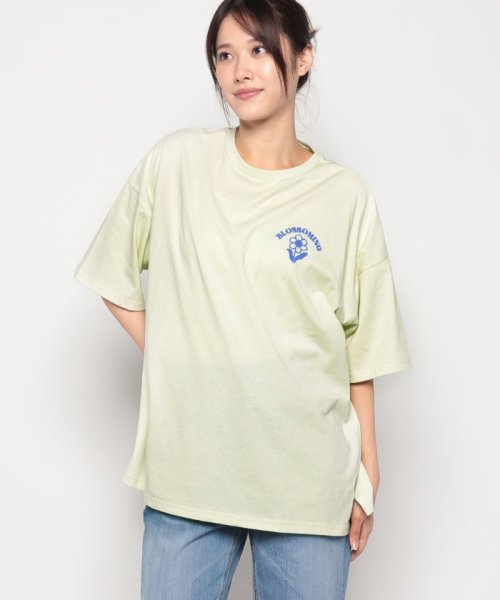 NICE CLAUP OUTLET(ナイスクラップ　アウトレット)/発泡お花BACKプリントTシャツ/img39