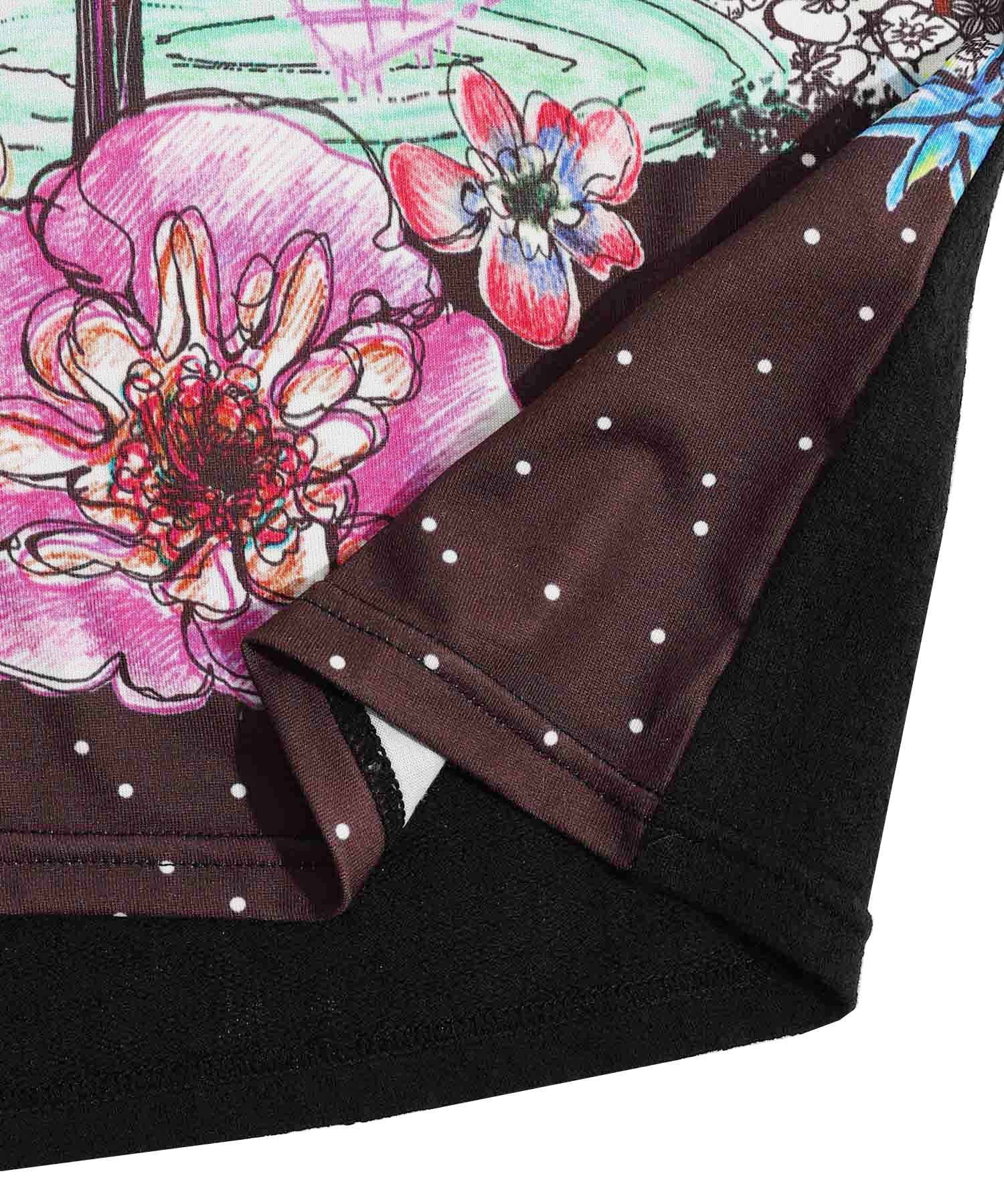 セットアップ対応商品】メルヘン世界のネコちゃん柄 ローズジャガード