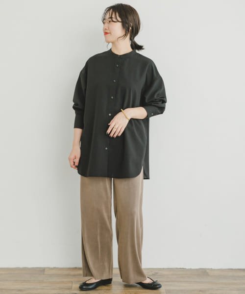 ITEMS URBANRESEARCH(アイテムズ アーバンリサーチ（レディース）)/セルフカットハイショクプリーツパンツ/img15