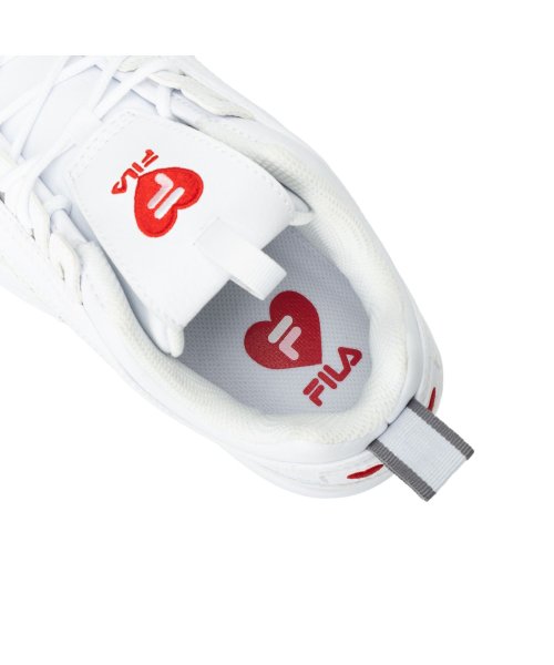 FILA（Shoes）(フィラ（シューズ）)/DISRUPTOR II WEDGE HEART/ ディスラプター2ウェッジハート 厚底スニーカー / ホワイト/img12