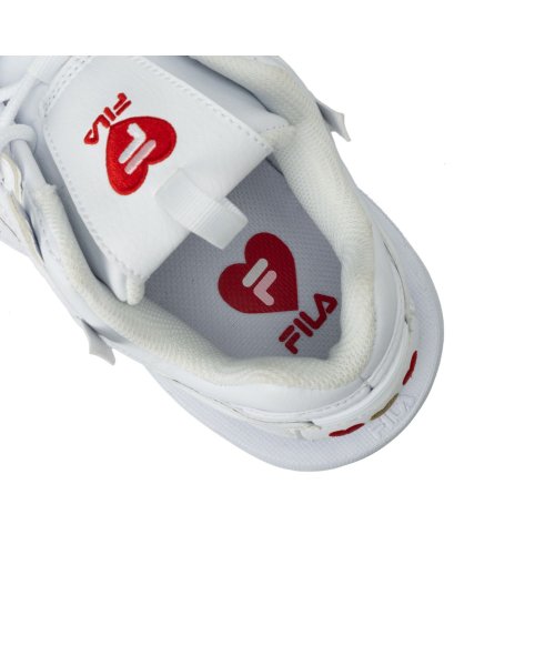 FILA（Shoes）(フィラ（シューズ）)/DISRUPTOR II EXP HEART/ ディスラプター2 EXP ハート ダッドシューズ厚底スニーカー / ホワイト/img12