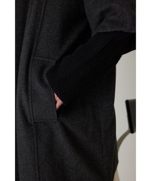 Back side down combination CT side down combination 毛76%ナイロン23%ポリウレタン1%中わた ダウン81%フェザー19%裏地 CT