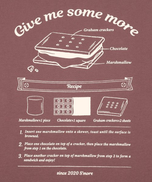 S'more(スモア)/COTTON T SHIRTS － S'more recipe/img16