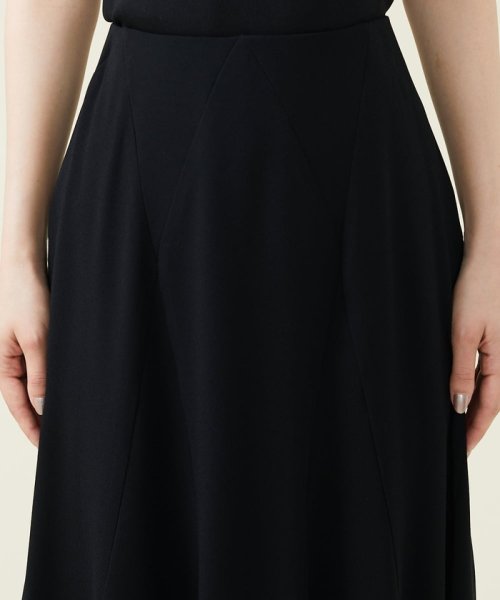 【GEOMETRY】バックサテンジョーゼットフレアスカート その他のスカート R2581466372(19734円)