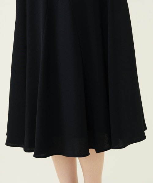 【GEOMETRY】バックサテンジョーゼットフレアスカート その他のスカート R2581466372(19734円)