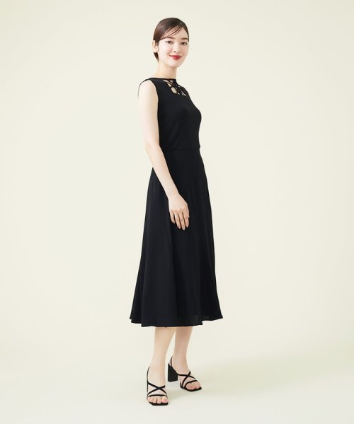 【GEOMETRY】バックサテンジョーゼットフレアスカート その他のスカート R2581466372(19734円)